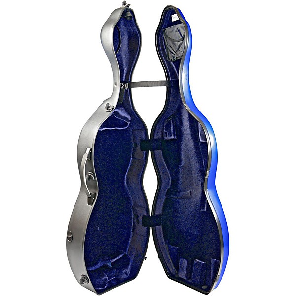 Open Box Bam 1003XL Shamrock Hightech Cello Case without Wheels Level 1 Azure Blue