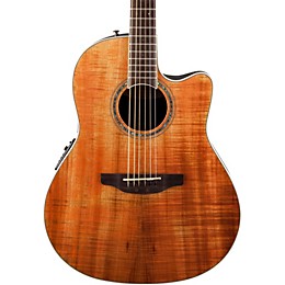 Open Box Ovation Celebrity Standard Plus Mid Depth Cutaway Acoustic-Electric Guitar Level 2 Figured Koa 190839096180