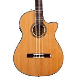 Open Box Fender Classic Design Series CN-240SCE Cutaway Thinline Classical Acoustic-Electric Guitar Level 2 Natural 190839073938