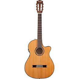 Open Box Fender Classic Design Series CN-240SCE Cutaway Thinline Classical Acoustic-Electric Guitar Level 2 Natural 888366055366