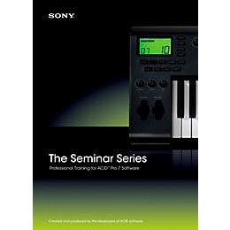 Sony Seminar Series: Sony ACID Pro 7 Software Download