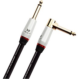 Monster Cable Studio Pro 2000 1/4 Inch  Angled to Straight Instrument Cable 21 ft.
