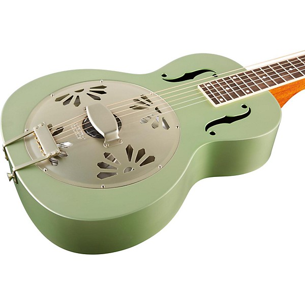 Gretsch Guitars G9212 Honey Dipper Special Square Neck Resonator Guitar Swamp Green