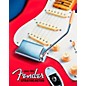 Fender Red Stratocaster Tin Sign Blue thumbnail