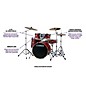 Yamaha Stage Custom Birch 5-Piece Shell Pack With 22" Bass Drum Cranberry Red