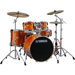 Yamaha Stage Custom Birch 5-Piece Shell Pack W... Yamaha Stage Custom Birch 5-Piece Shell Pack With 22" Bass Drum Honey Amber