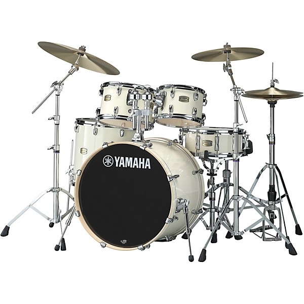 Yamaha Stage Custom Birch 5-Piece Shell Pack With 22" Bass Drum Classic White