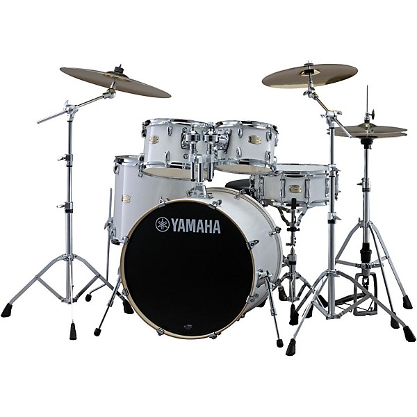 Yamaha Stage Custom Birch 5-Piece Shell Pack With 20" Bass Drum Pure White