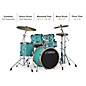 Yamaha Stage Custom Birch 5-Piece Shell Pack With 20" Bass Drum Matte Surf Green