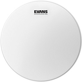 Evans G12 Coated White Batter Drumhead 14 in. Evans G12 Coated White Batter Drumhead 8 in.