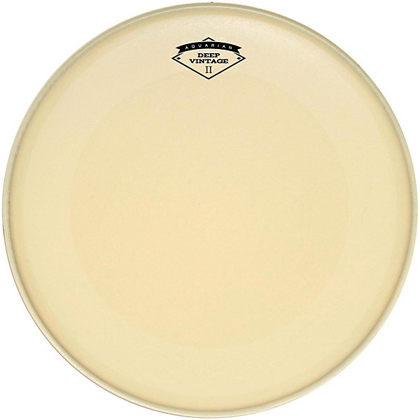 Aquarian Deep Vintage II Bass Drumhead with Super-Kick 18 in.