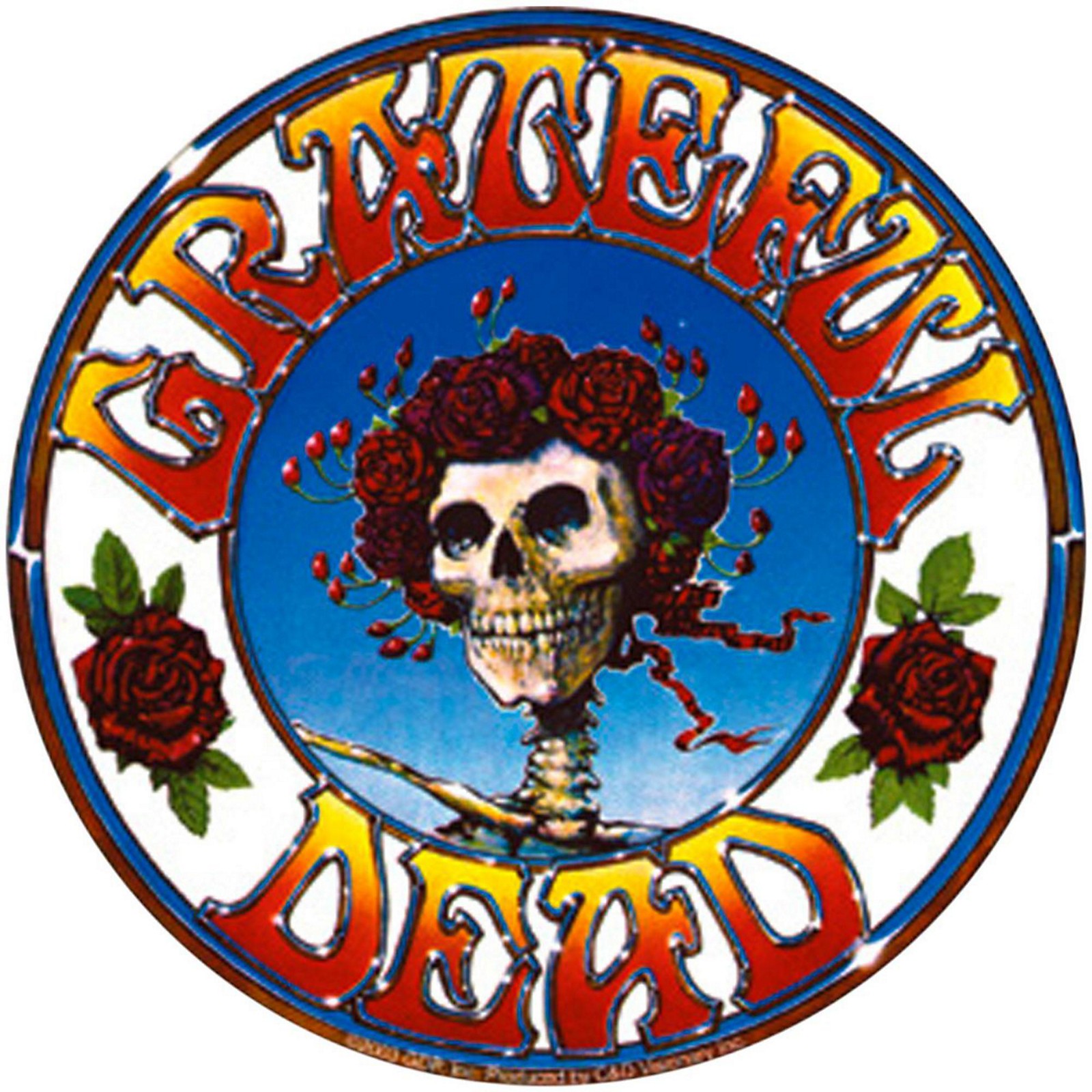 C&D Visionary Grateful Dead Skull & Roses Sticker | Guitar Center