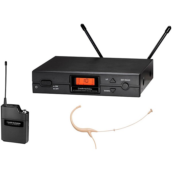 Audio-Technica 2000 Series Wireless Headworn Microphone System / I Band Beige I-Band