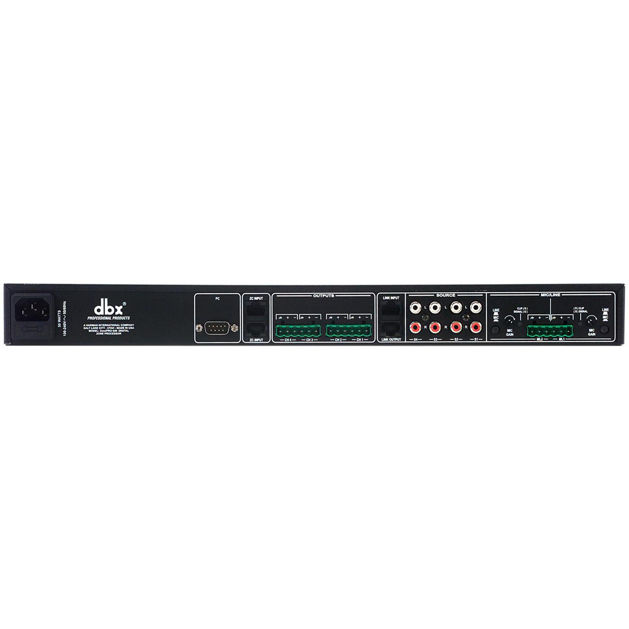 dbx ZonePRO 640 Speaker Processor | Guitar Center