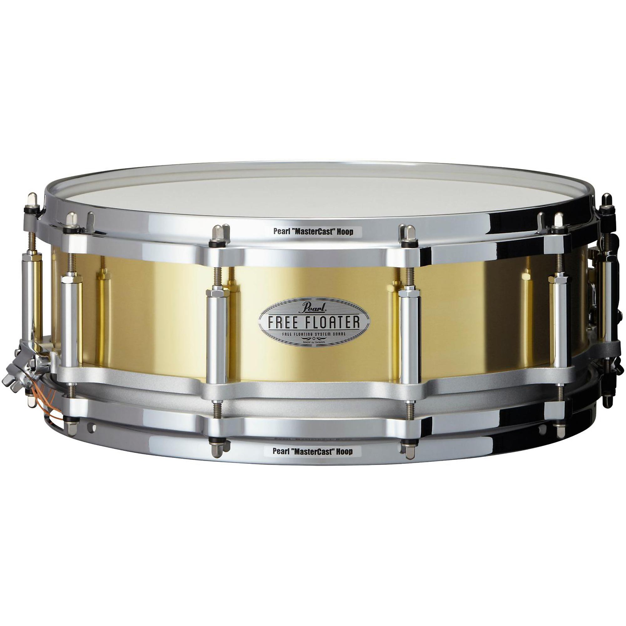 Pearl Free Floating Brass Snare Drum 14 x 5 in.