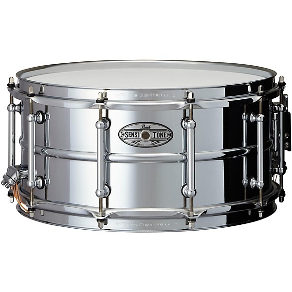 Pearl Sensitone Beaded Steel Snare Drum 14 x 6.5 in.