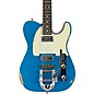 Fender Custom Shop Double TV Jones Relic Telecaster with Bigsby Electric Guitar Aged Lake Placid Blue thumbnail