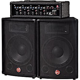 Open Box Harbinger M60 60-Watt, 4-Channel Compact Portable PA with 10 in. Speakers Level 2  190839077325