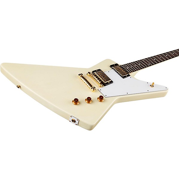 Gibson Custom 2014 1958 Mahogany Explorer VOS Electric Guitar Aspen White