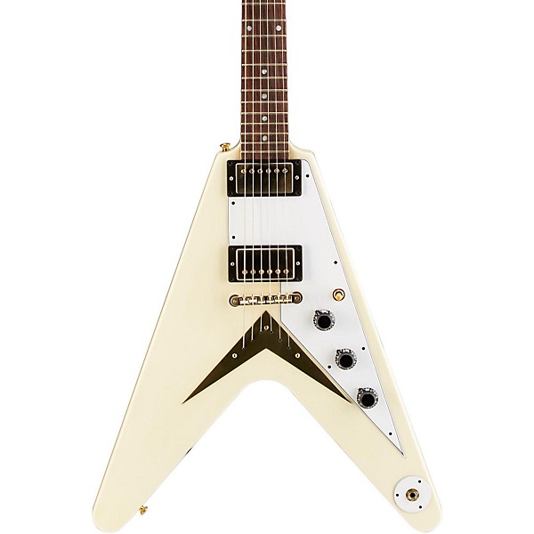 Platinum Gibson Custom 1959 Mahogany Flying V VOS Electric Guitar