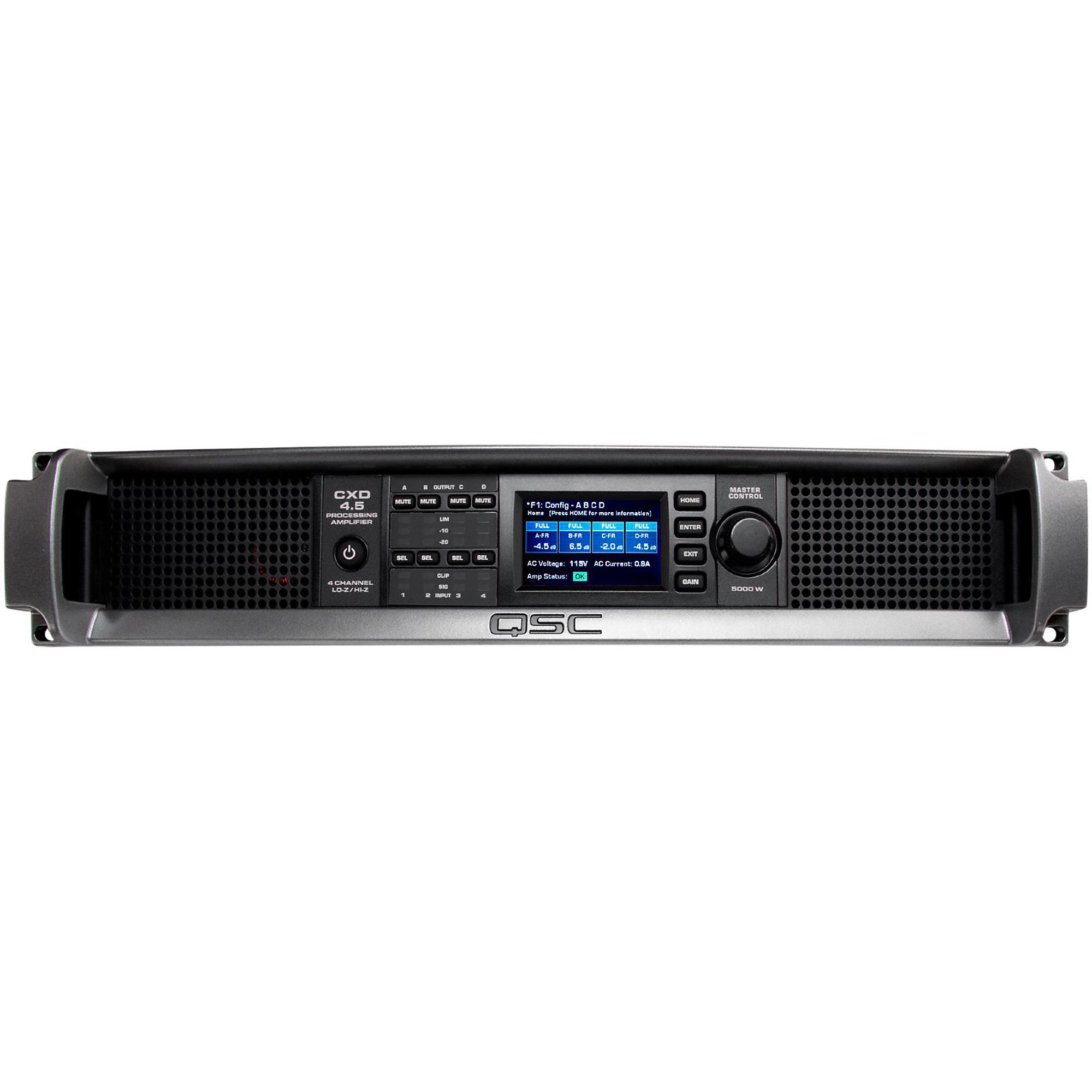 QSC CXD4.5 Multi-Channel DSP Amplifier | Guitar Center