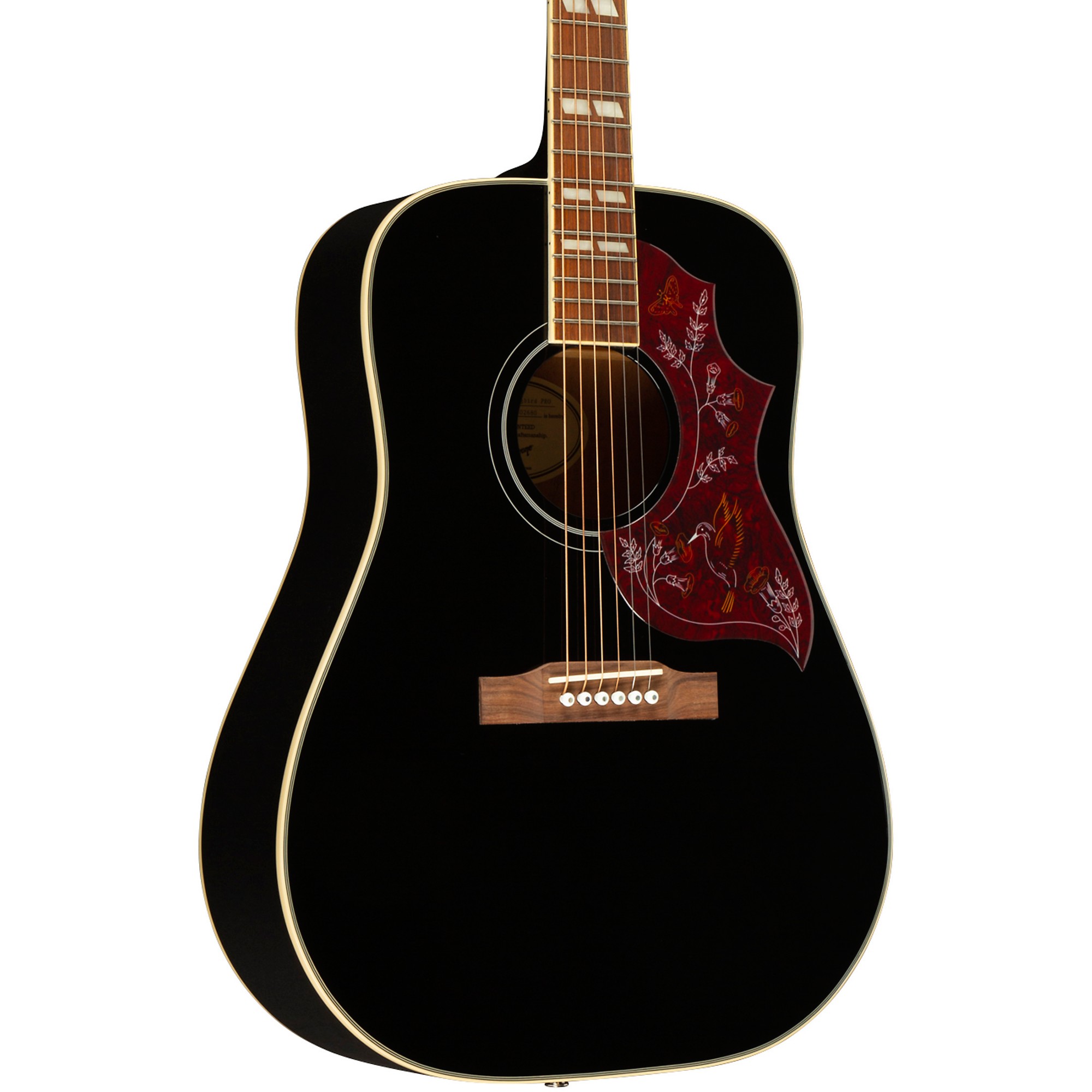 Epiphone Hummingbird Studio Acoustic-Electric Guitar Ebony ...