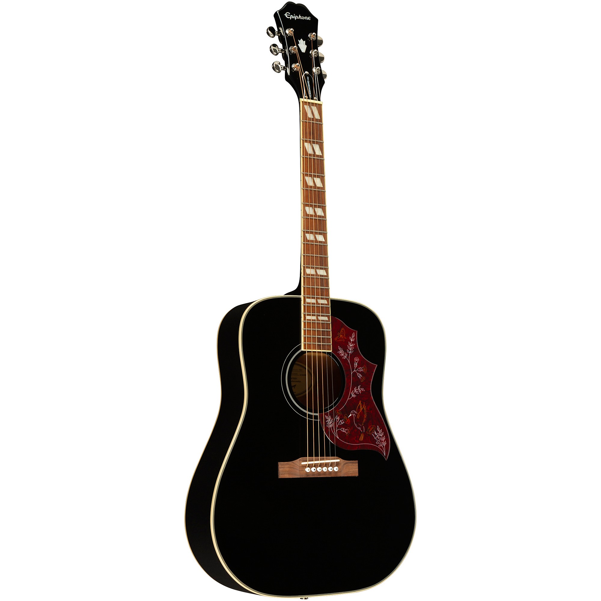 Epiphone Hummingbird Studio Acoustic-Electric Guitar Ebony | Guitar Center