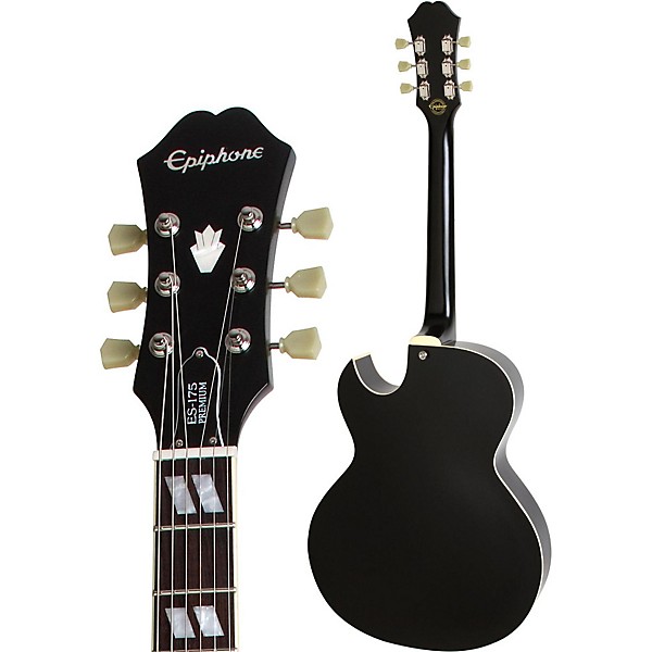 Restock Epiphone ES-175 Premium Hollowbody Electric Guitar Ebony