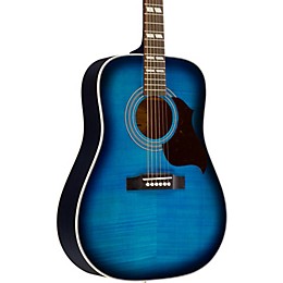 Open Box Epiphone Hummingbird Artist Acoustic Guitar Level 2 Blueburst 190839425492