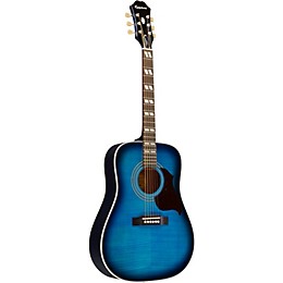 Restock Epiphone Hummingbird Artist Acoustic Guitar Blue