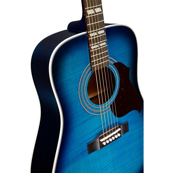 Restock Epiphone Hummingbird Artist Acoustic Guitar Blue