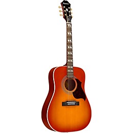 Open Box Epiphone Hummingbird Artist Acoustic Guitar Faded Cherry