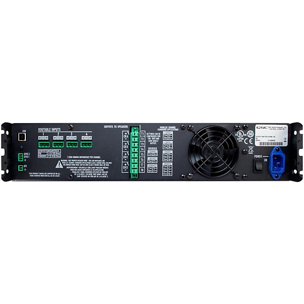 QSC CXD4.3 Multi-Channel DSP Amplifier