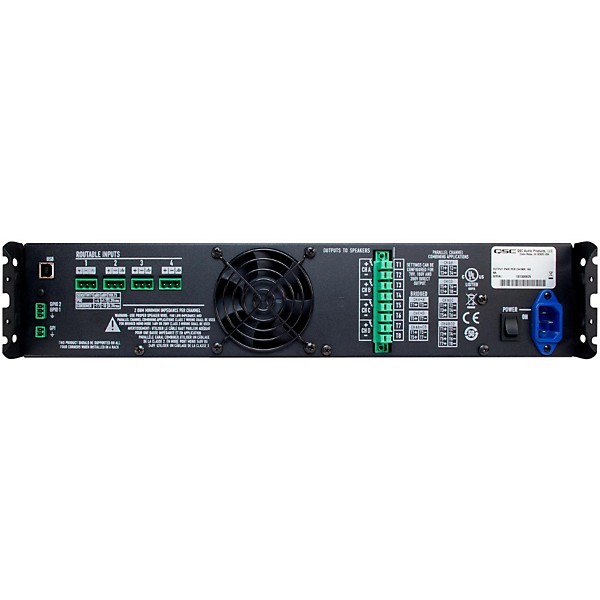 QSC CXD4.2 Multi-Channel DSP Amplifier