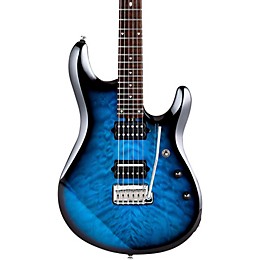 Open Box Sterling by Music Man JP100D Electric Guitar Level 2 Pacific Blue Burst 888365510781