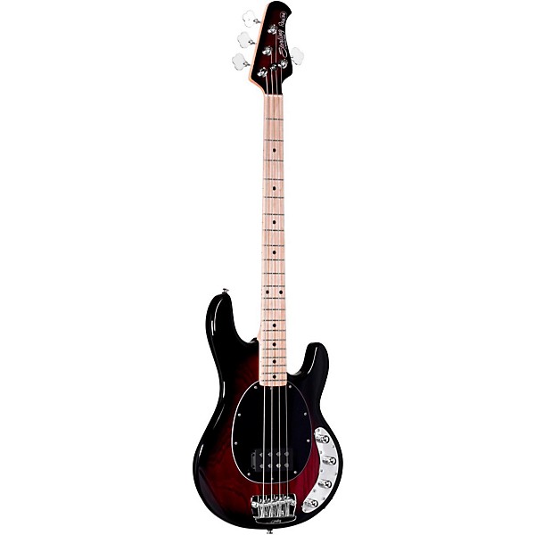 Sterling by Music Man RAY34 Electric Bass Guitar Ruby Red Burst