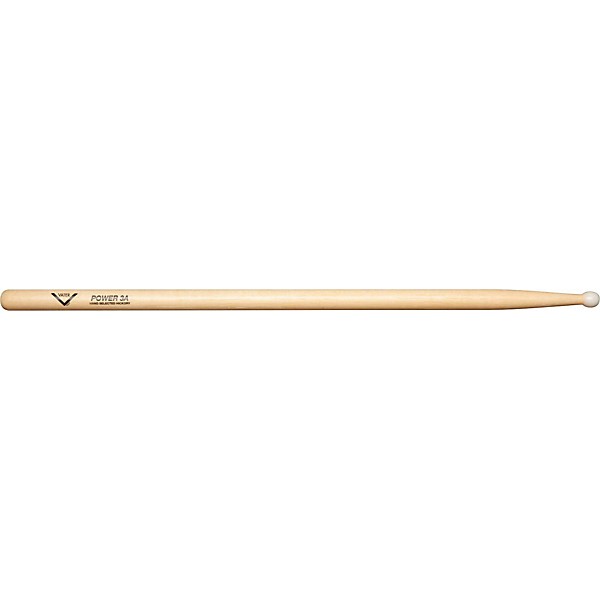 Vater Power Nylon Tip Drumsticks - Pair 3A Natural