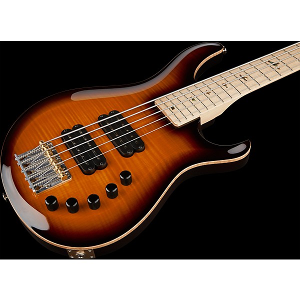 PRS Gary Grainger 5-String Electric Bass Guitar with Maple Fretboard Mccarty Tobacco Sunburst
