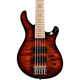 PRS Gary Grainger 5-String Electric Bass Guitar with Maple Fretboard Black Gold Burst