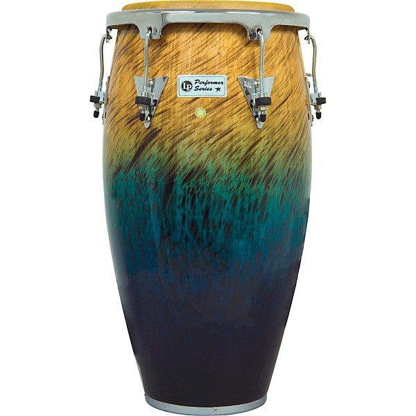 Open Box LP Performer Series Conga with Chrome Hardware Level 1 12.5 in. Tumba Blue Fade