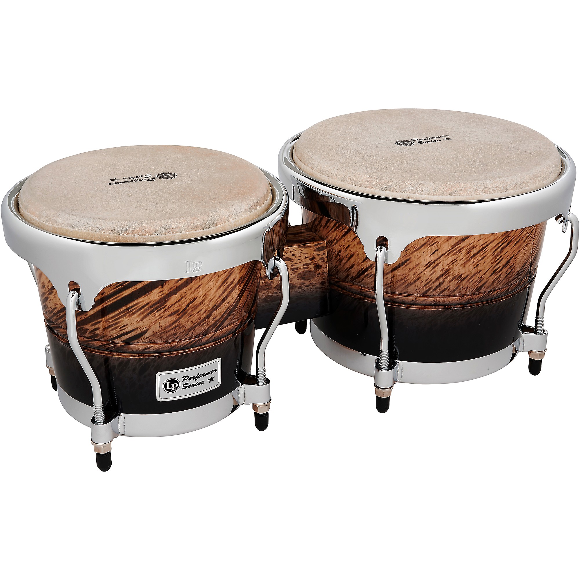 LP Performer Series Bongos With Chrome Hardware Desert Sand