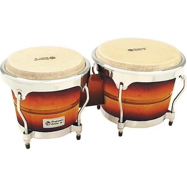 LP Performer Series Bongos With Chrome Hardware Vintage Sunburst