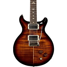 PRS Santana Signature Flame Top Electric Guitar Black Gold Burst