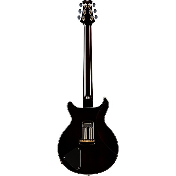 PRS Santana Signature Flame Top Electric Guitar Black Gold Burst