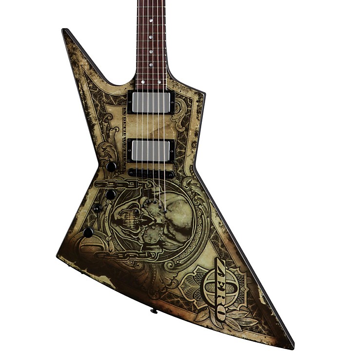 Dean Zero Dave Mustaine In Deth We Trust Left-Handed Electric