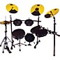 Pintech Professional Series Road Pro Kit Black Yellow Cymbals thumbnail
