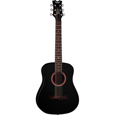 Dean Flight Series Travel Acoustic Guitar Satin Black for sale