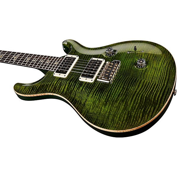 PRS Custom 24 Flame 10 Top Electric Guitar with Pattern/Thin Neck Jade