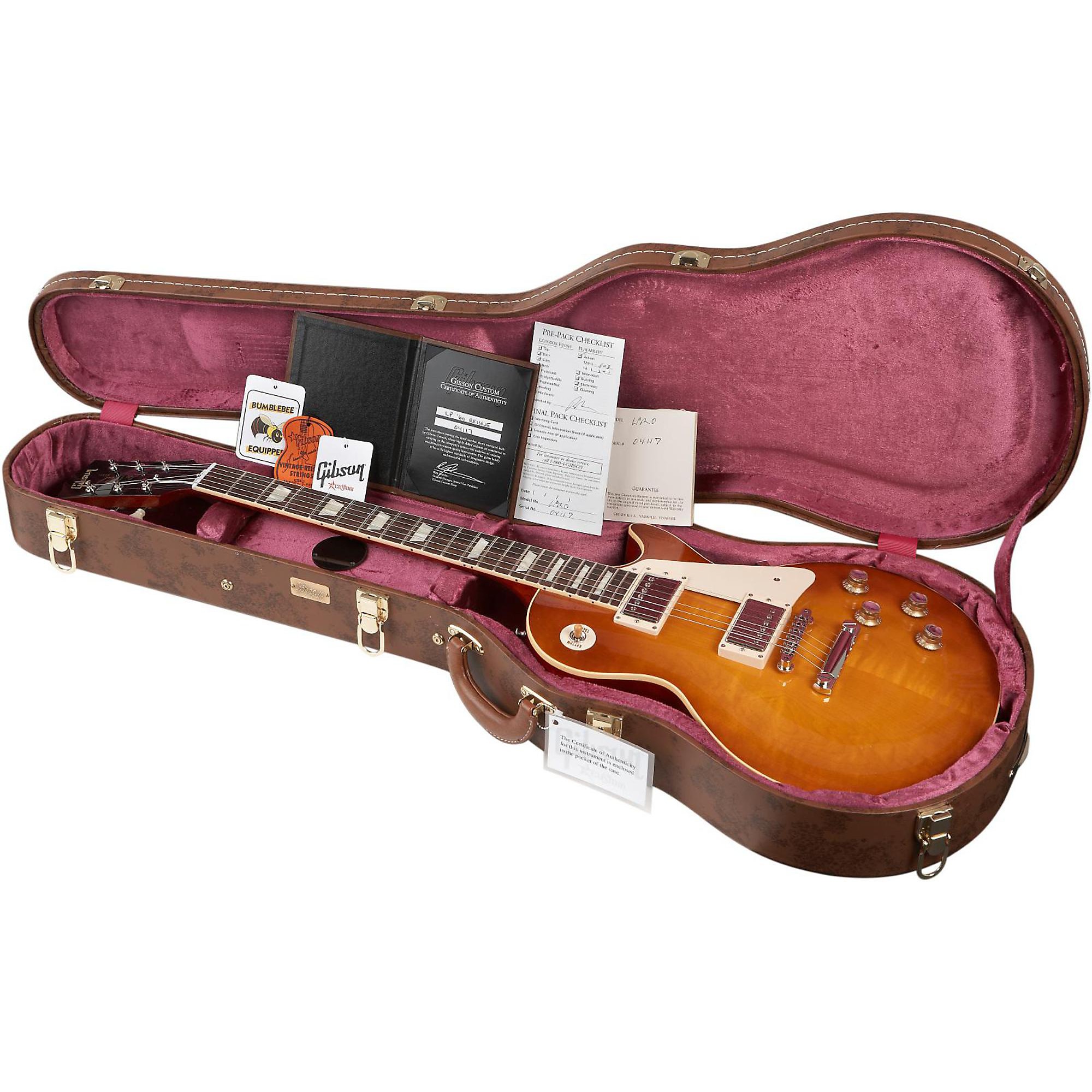 Platinum Gibson Custom 2014 1960 Les Paul Plaintop Reissue