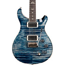 PRS DGT Flame Top Electric Guitar with Bird Inlays Faded Whale Blue